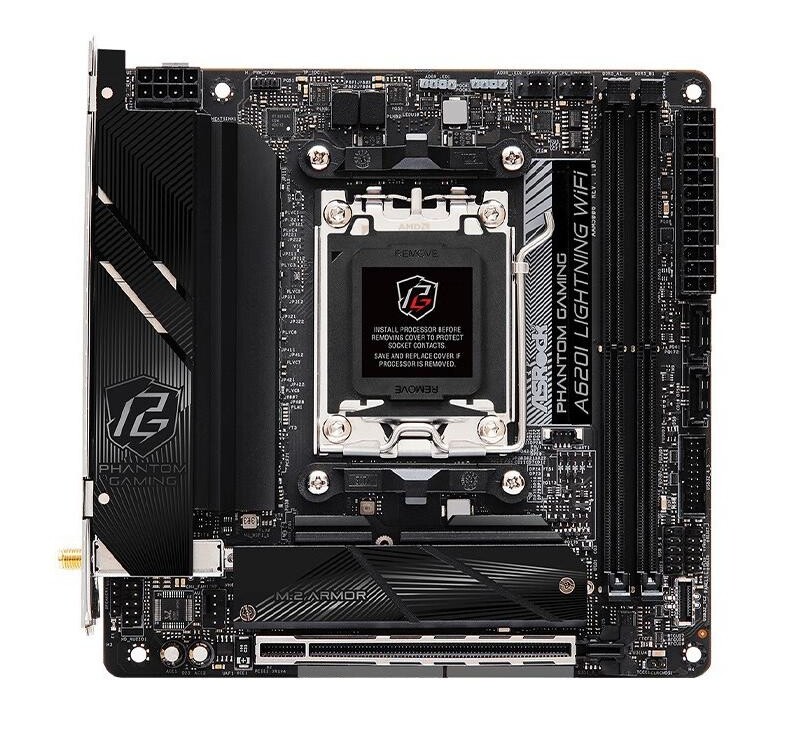 For Asrock A620I Lightning WiFi AMD A620 Socket AM5 Mini-ITX DDR5 Motherboard