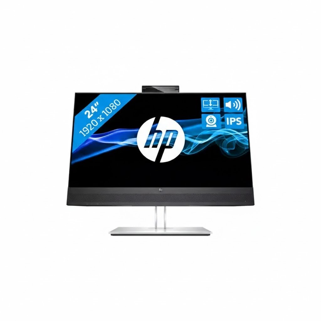 HP E24mv G4 23.8 inch IPS LCD Conferencing Monitor - Black/Silver (169L0AA#ABA)