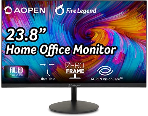 AOPEN BY ACER 24SA2Y BI 23.8" FULL HD 1920 X 1080 VA MONITOR ULTRA-THIN - BLACK