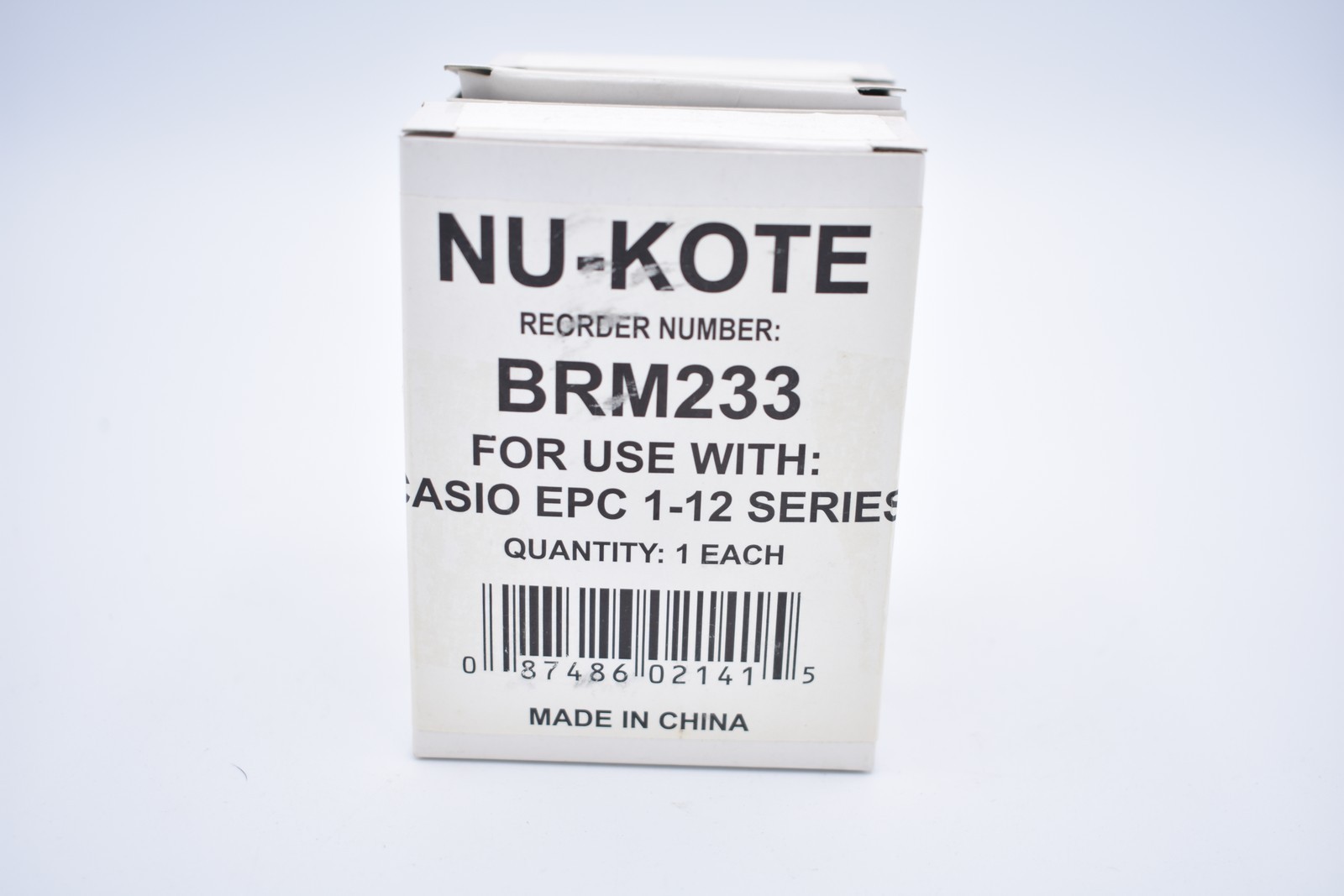 Package of Three Nu Kote BRM233 compatible BR80C,  Porelon 11210 POR11210 Asio