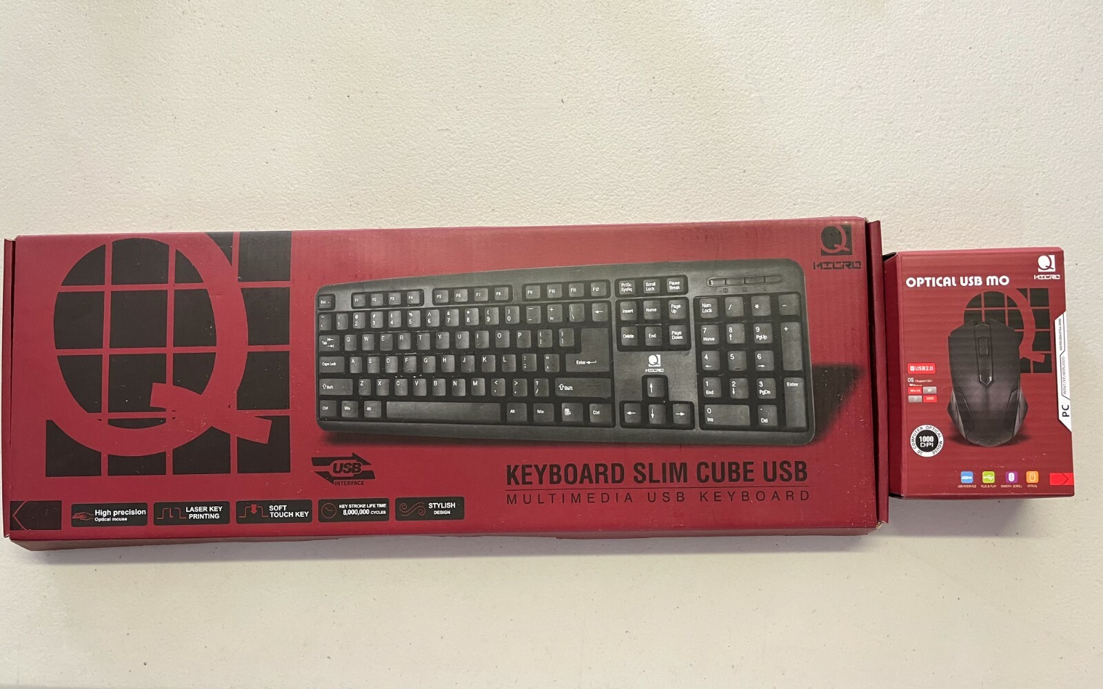 Q Micro keyboard and mouse