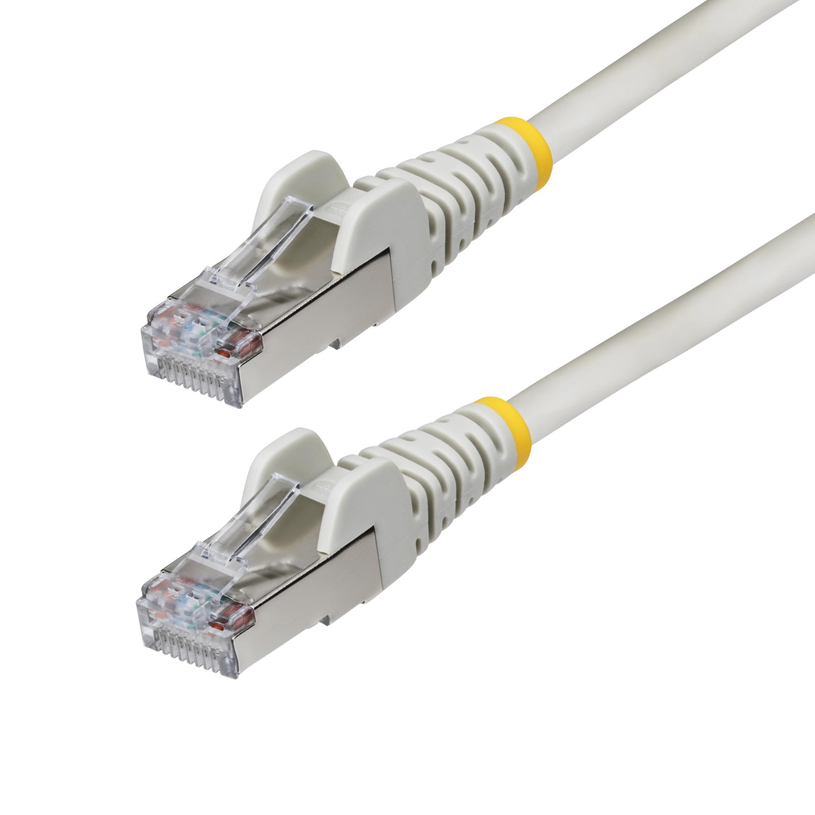 StarTech 25ft Cat6a Snagless Ethernet Cable, S/FTP, 100W PoE++, LSZH, Grey