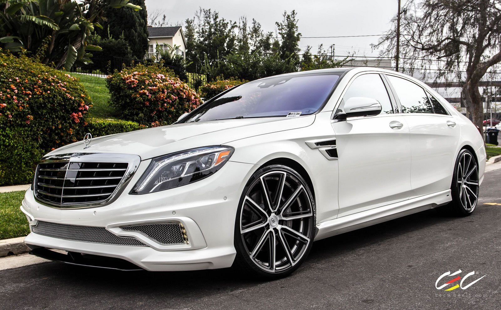 Cars 2015 cec wheels tuning mercedes benz carlsson Desk Mat Stitched