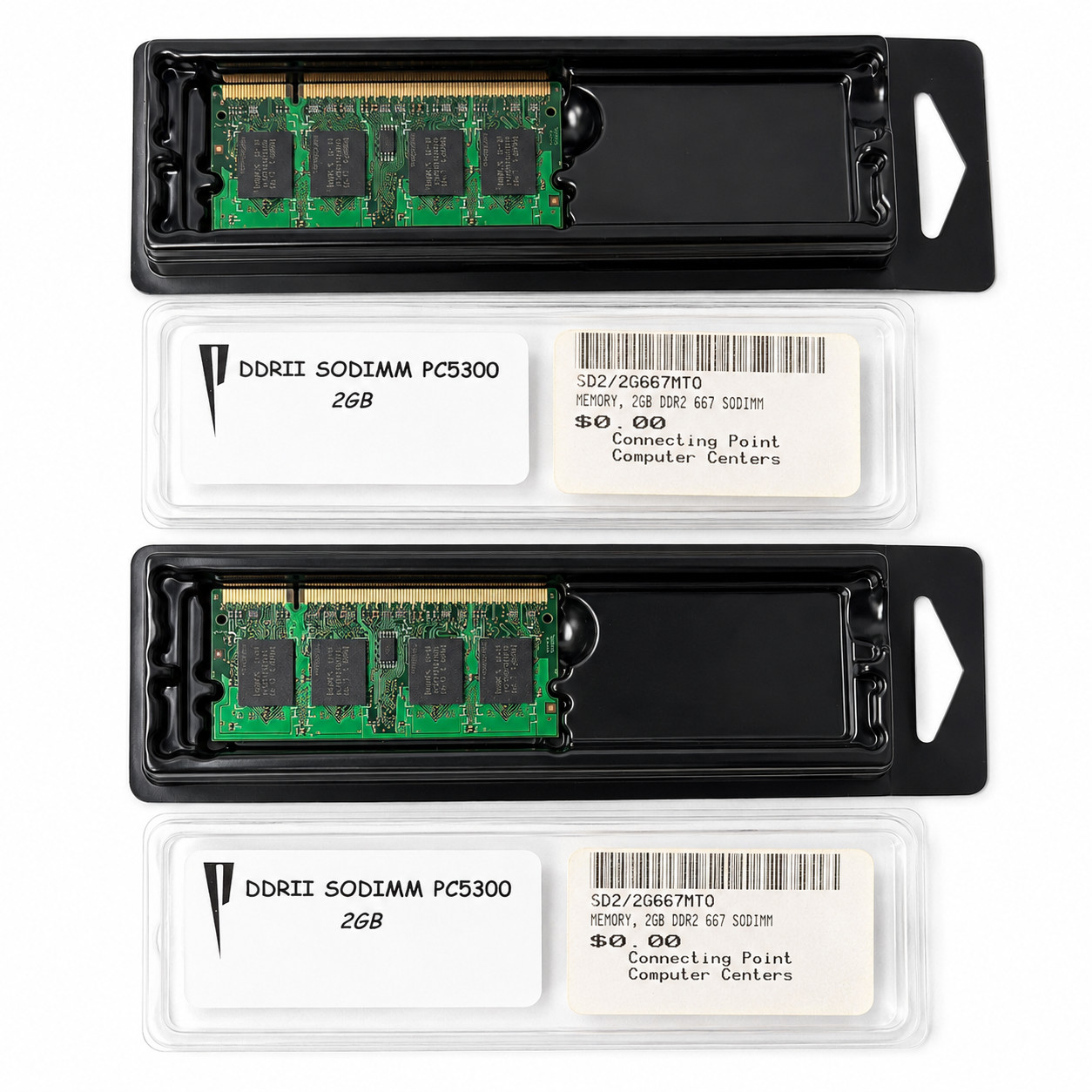 Hynix 1GB Kit 2x512MB DDR2-667 PC2-5300S SODIMM HYMP564S64CP6-Y5