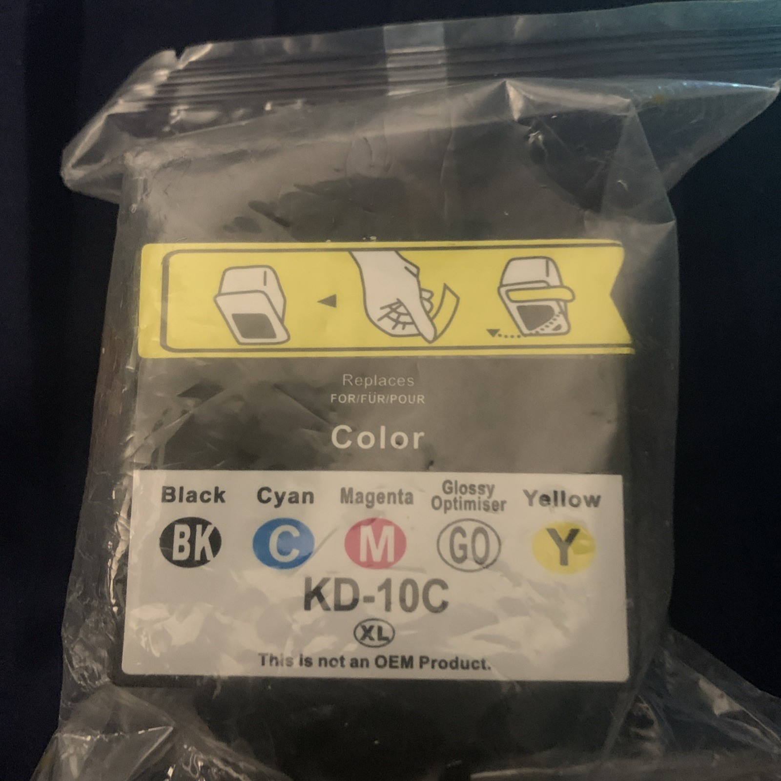 Genuine Kodak 10C Color Ink Cartridge 420 Pages New Old Stock Sealed Authentic