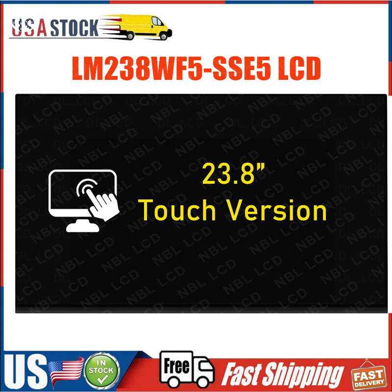 23.8" LCD Screen Replacement LM238WF5-SSE5 for HP 24-dp0124 LCD Touch Panel FHD