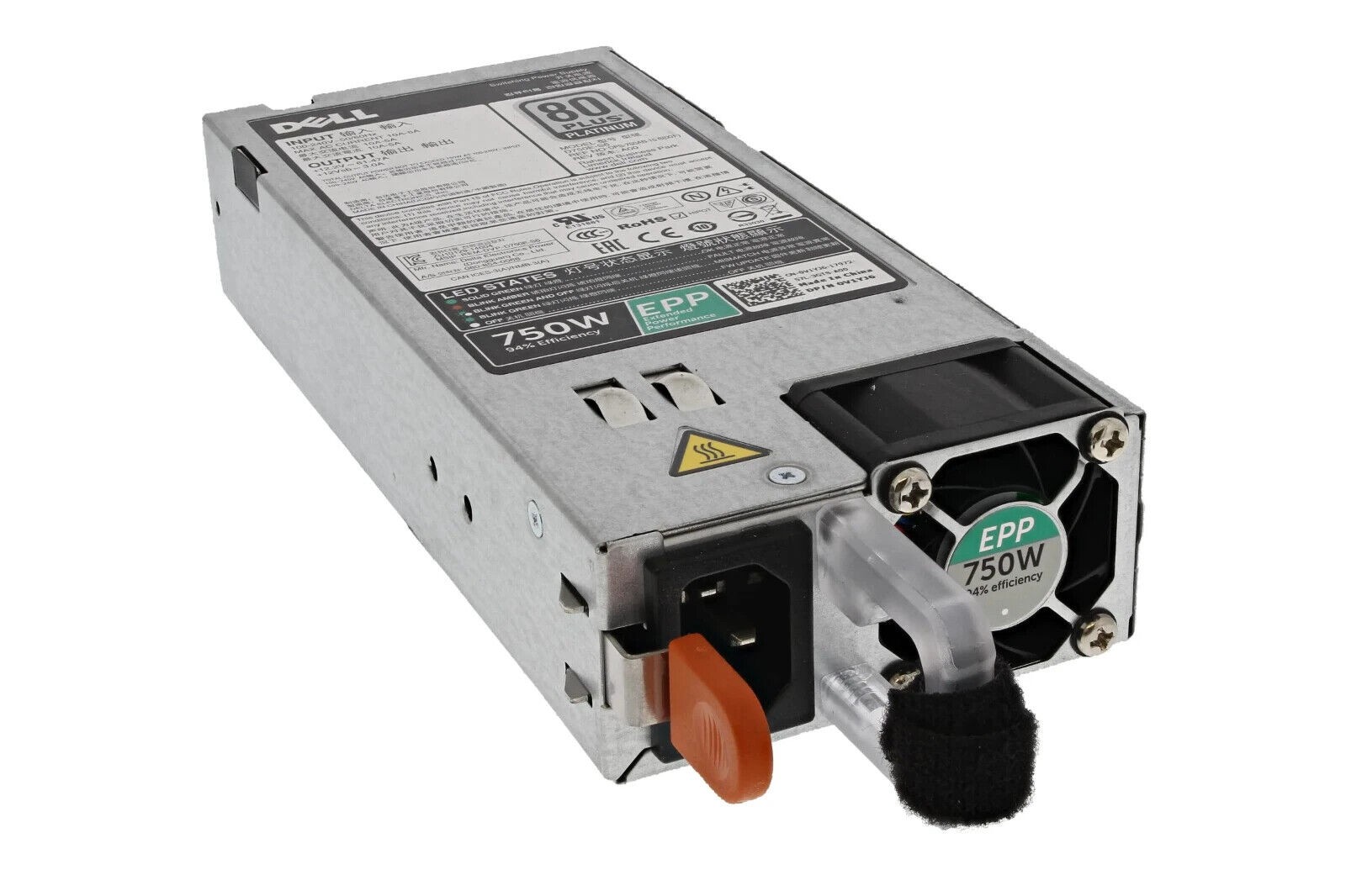 Dell PowerEdge R630 R730 750W Power Supply Y9VFC W8R3C KTW3M 0XW8W G6W6K V1YJ6