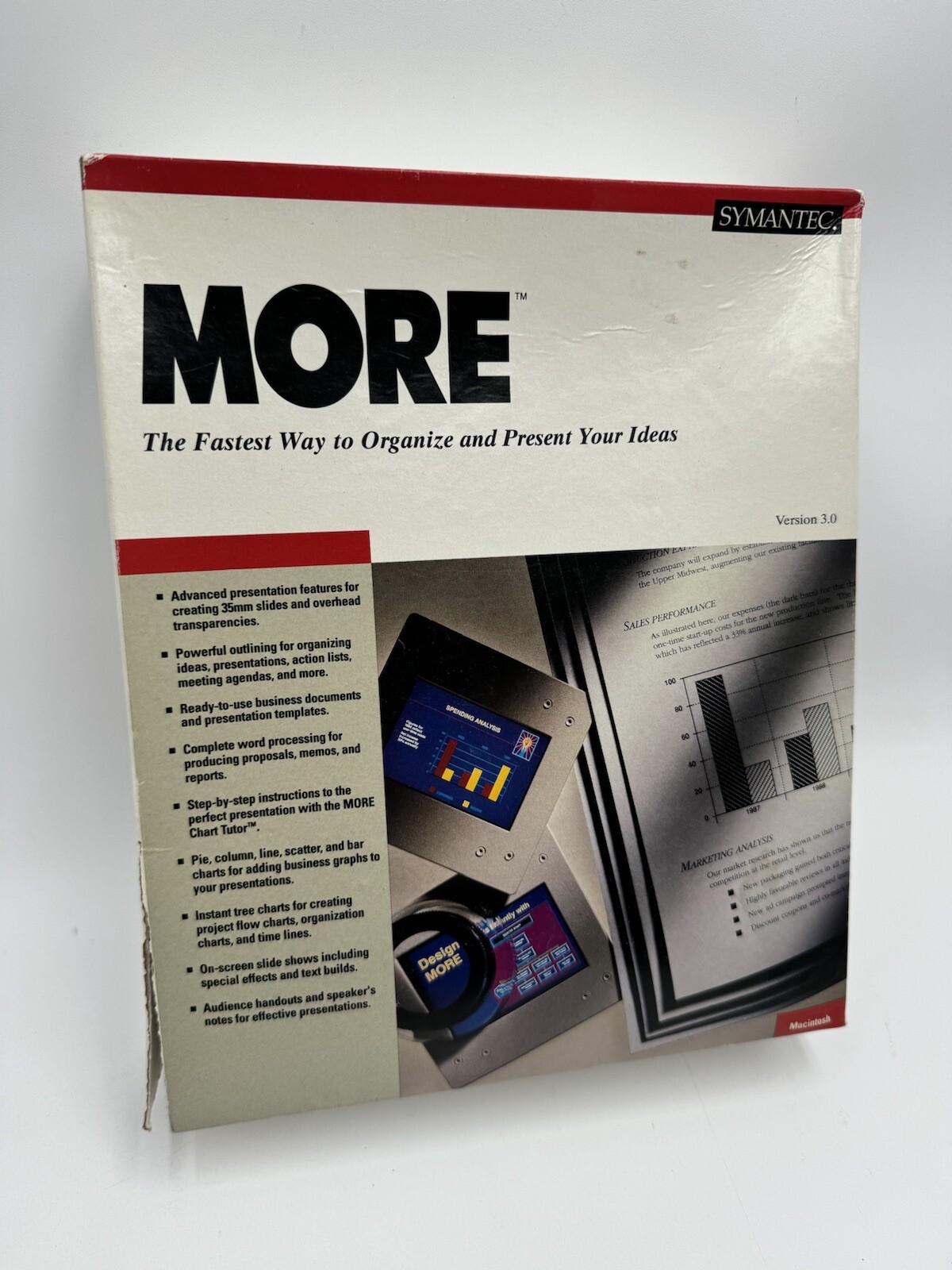 Vintage Symantec More Presentation Software For Macintosh