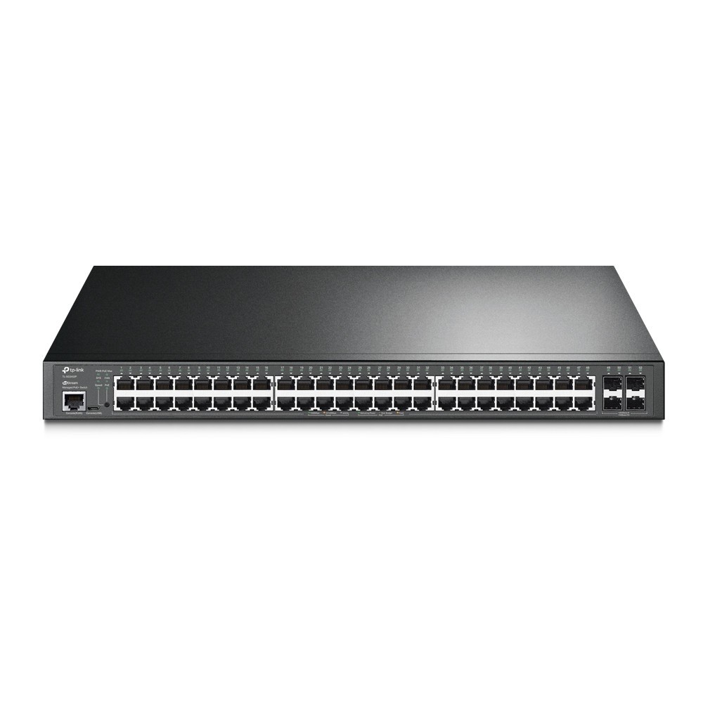 TP-Link TL-SG3452P JetStream 52-Port Gigabit L2+ Managed Switch with 48-Port
