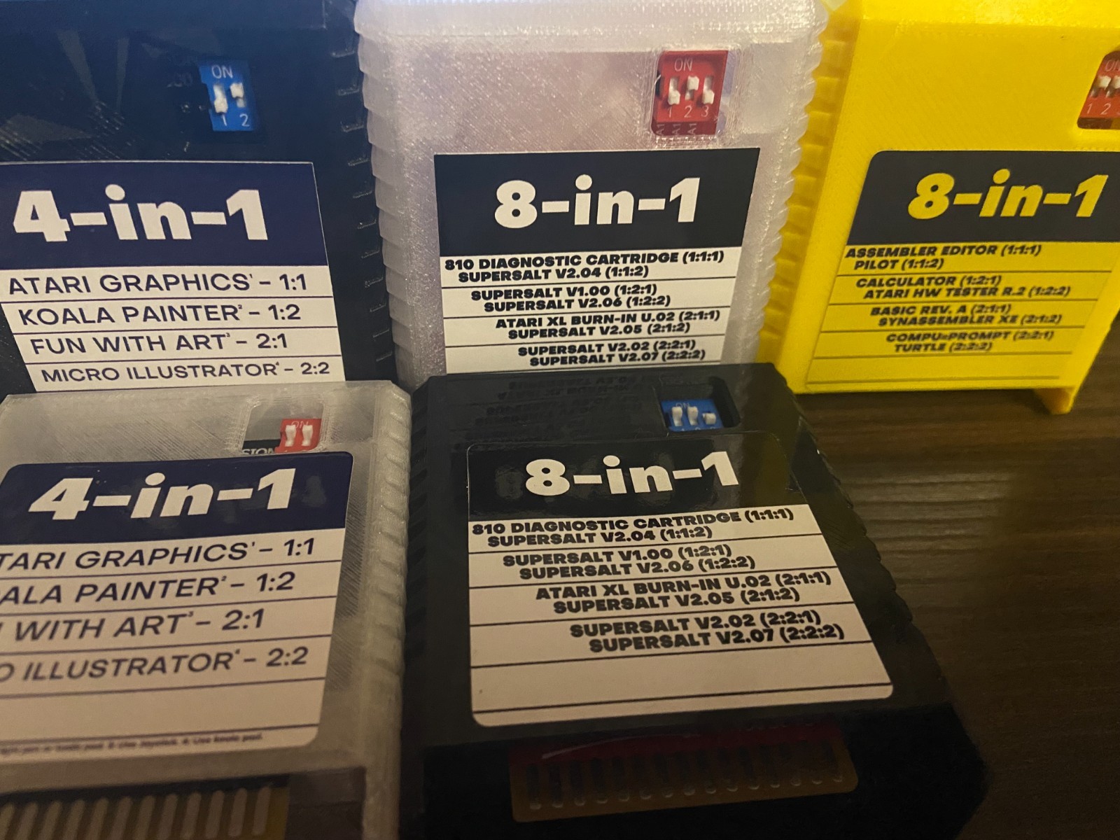 Utility software carts for Atari 8-bit XL/XE computers
