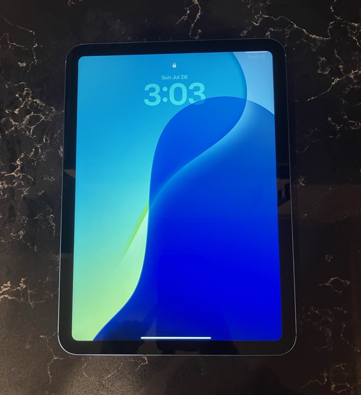 Apple iPad Series 10.9in 64GB Wi‑Fi + 5G Blue Tablet with Touch ID
