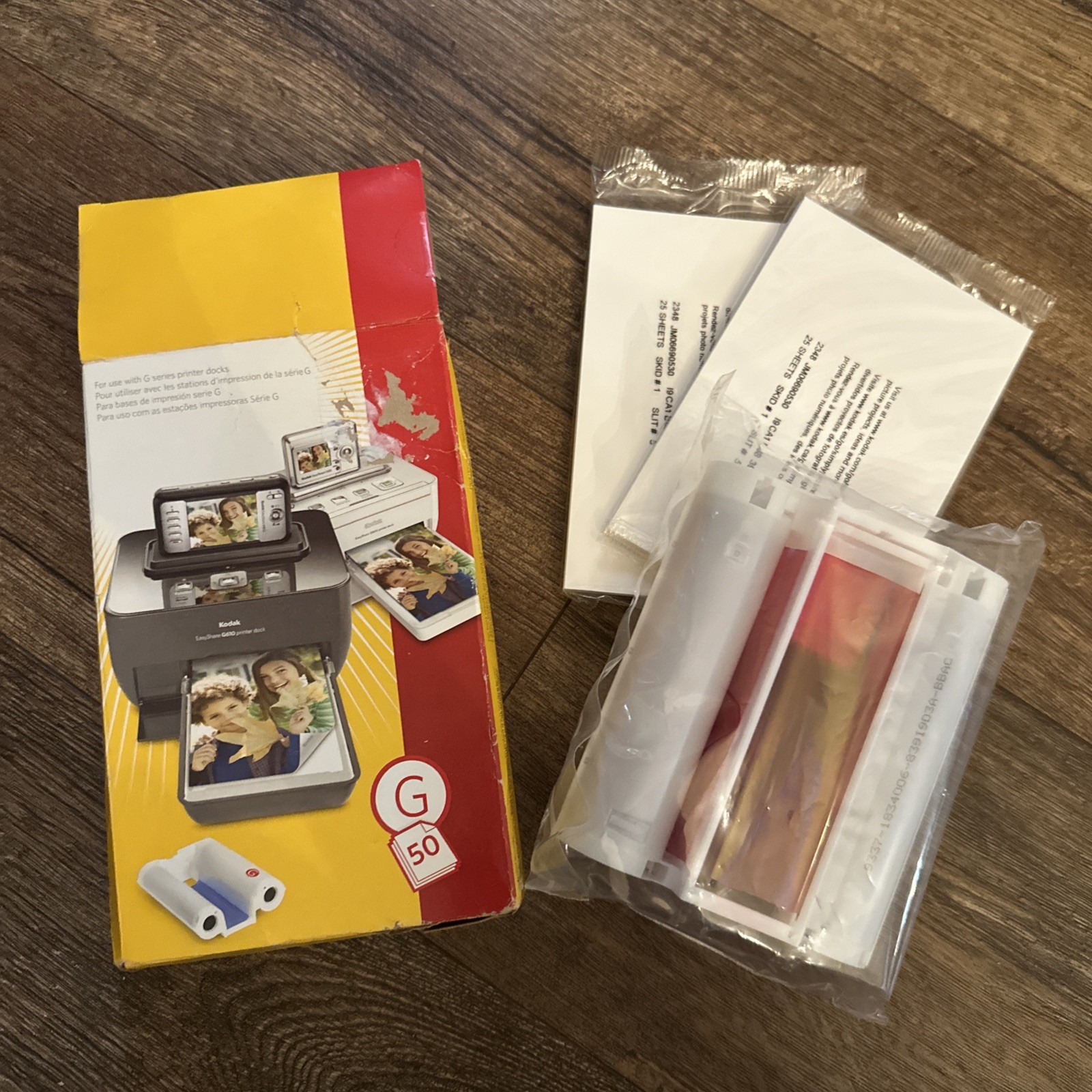 KODAK G200 Color Cartridge Photo Paper Kit G Series Docks  200 Sheets