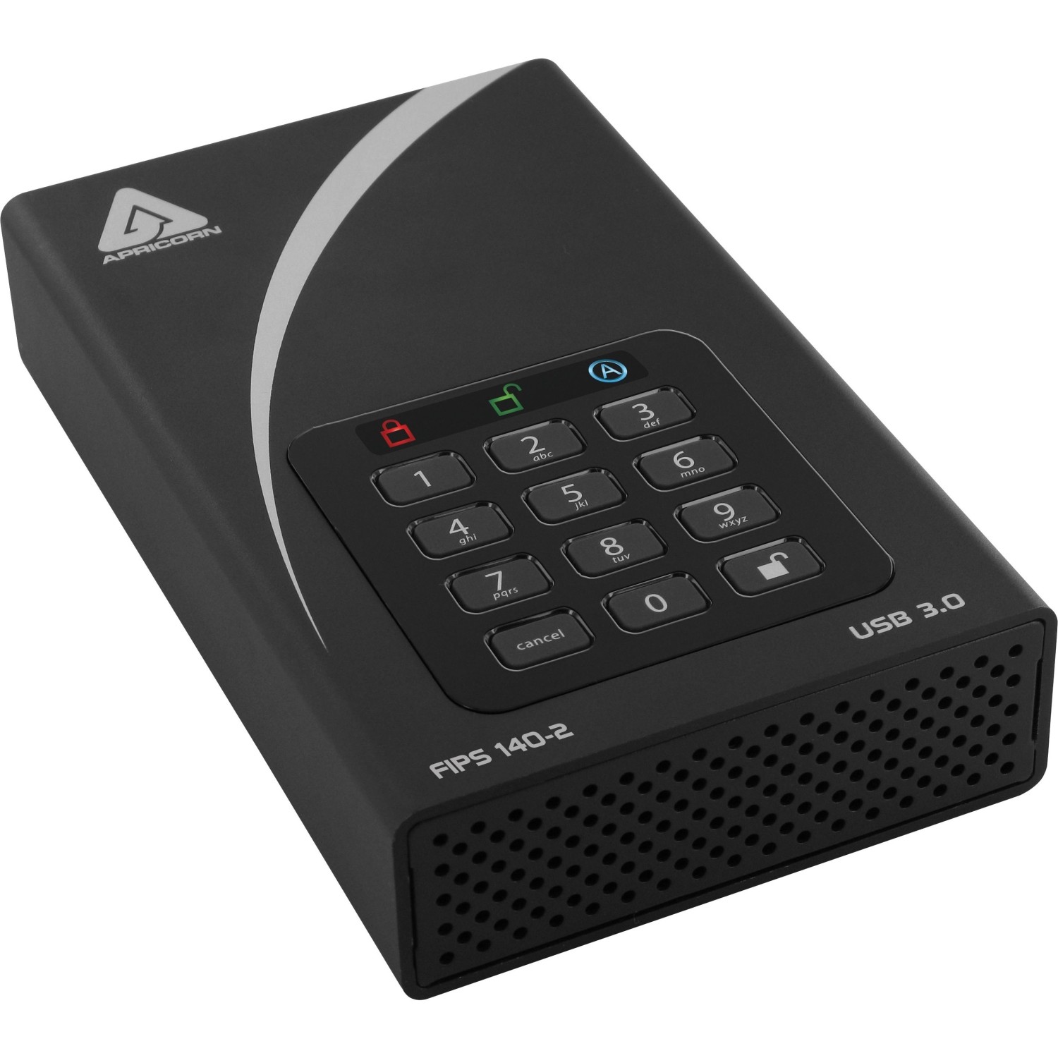 Apricorn ADT3PL25610TB Aegis Padlock DT FIPS 10TB USB 3.0 Drive