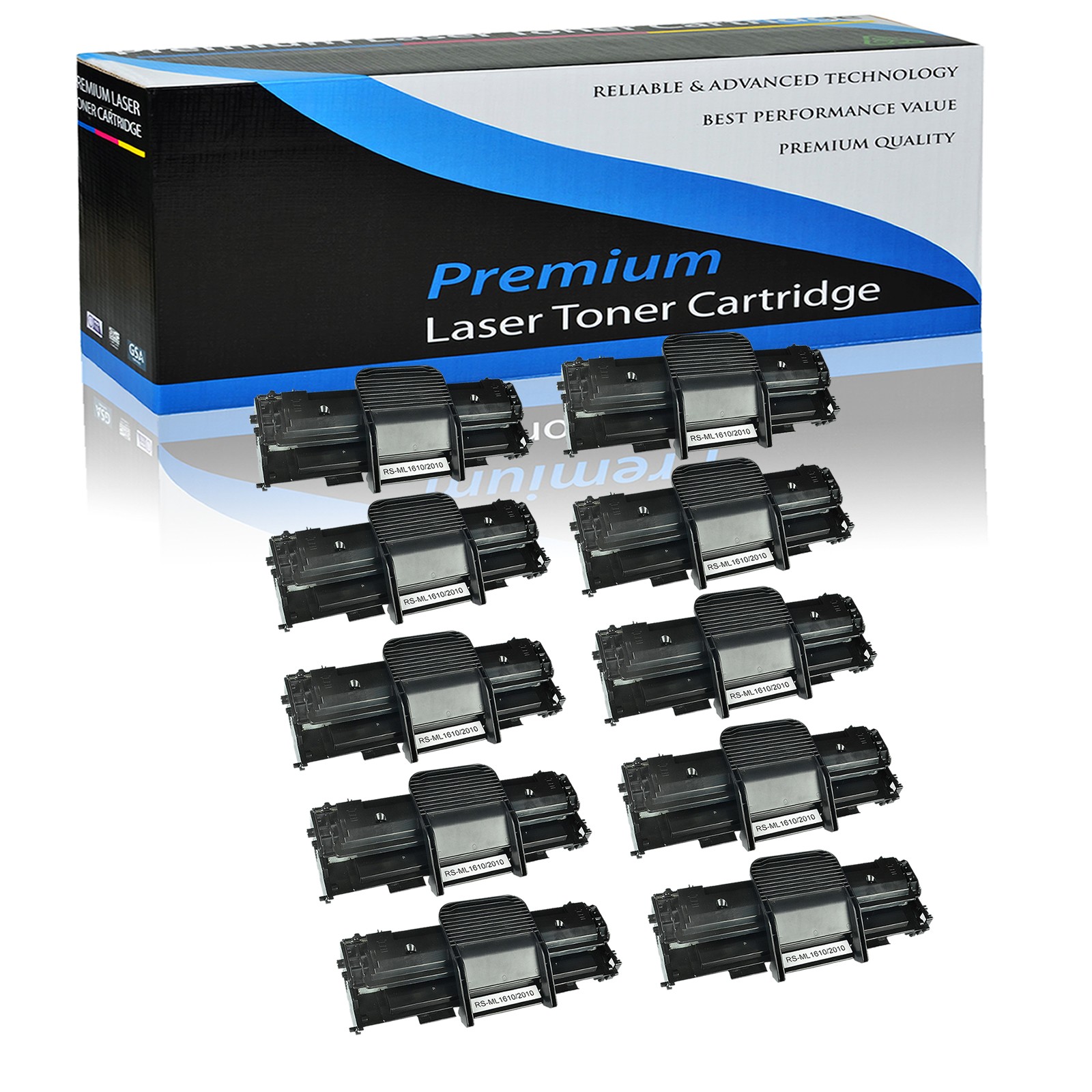 10PK ML 2010 Toner Cartridge for Samsung SCX-4321 SCX-4521 SCX-4521F 4521FG