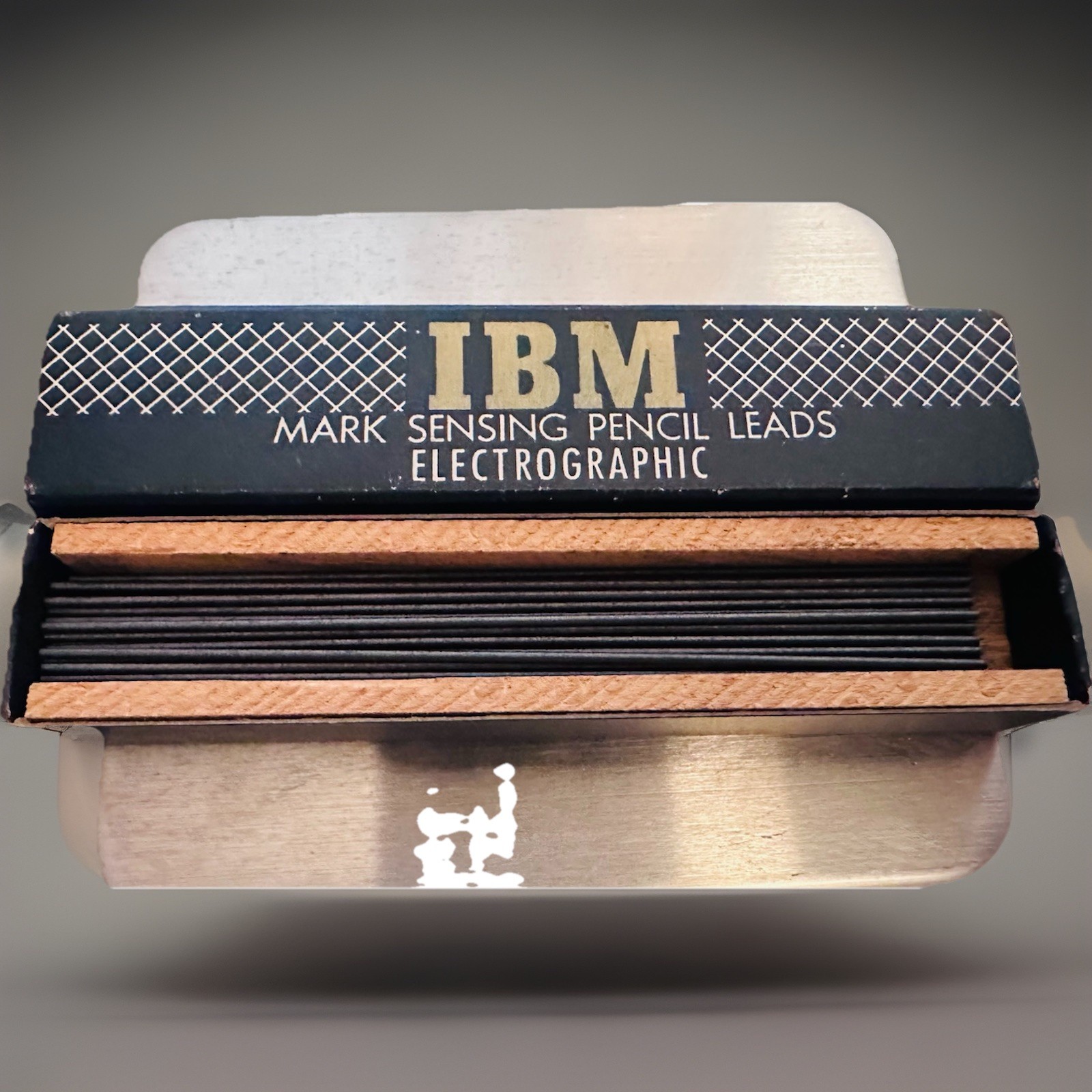 VTG IBM Mark Sensing Pencil wt 40+ Leads Electrographic Original Box . History