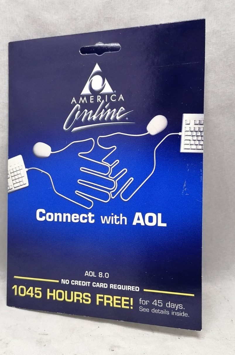America Online Connect With AOL 8.0 Installation Media Only