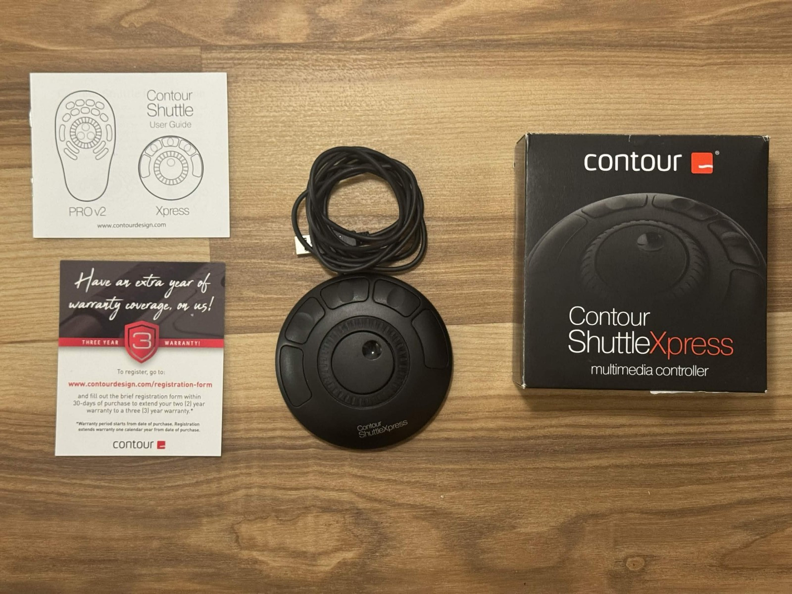 Contour Shuttle Xpress - Multimedia Controller Ergonomic Jog Dial for Video Musi