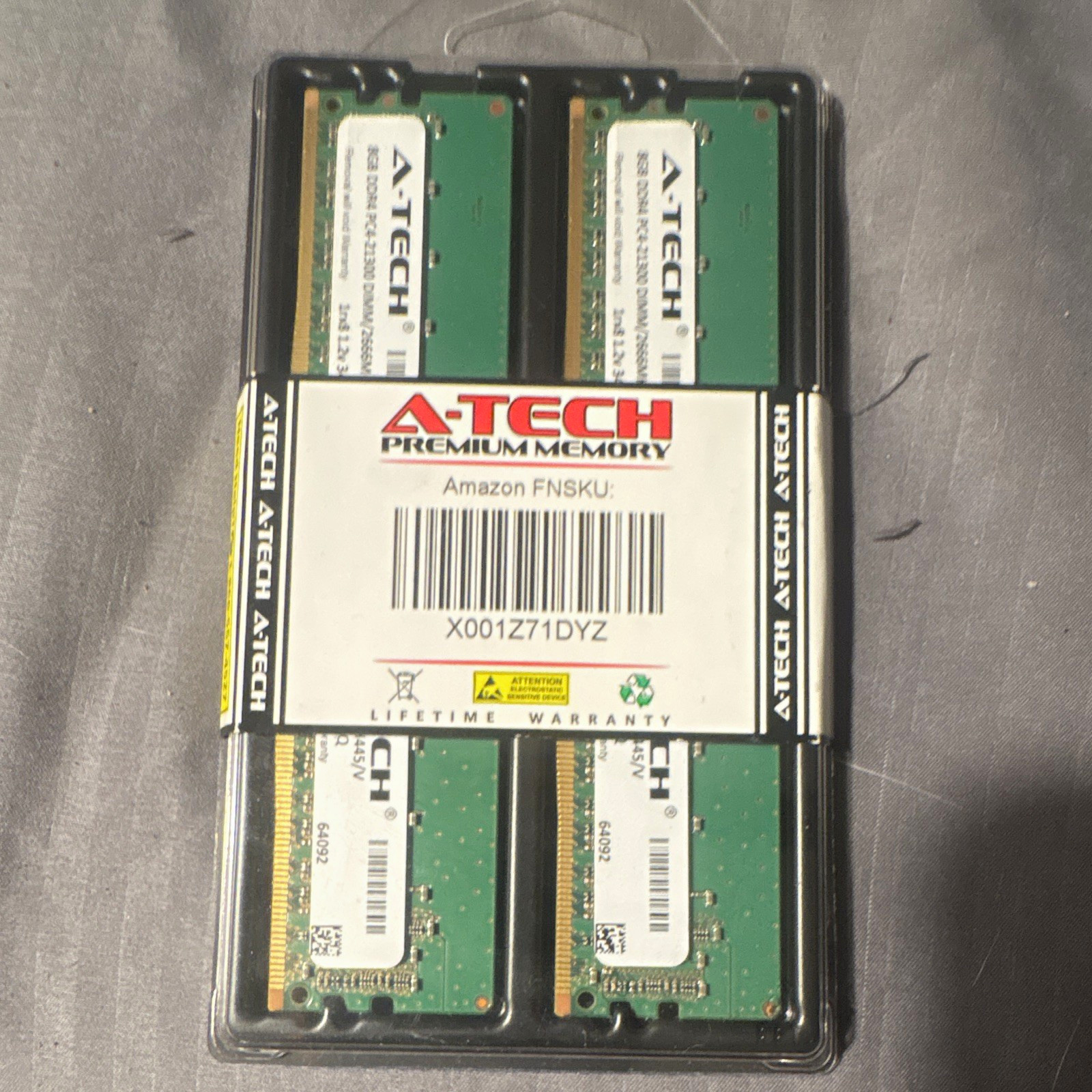 A-Tech Premium Memory 16GB (2x8GB) DDR4-2666 PC4-21300 288-Pin Non-ECC DIMM