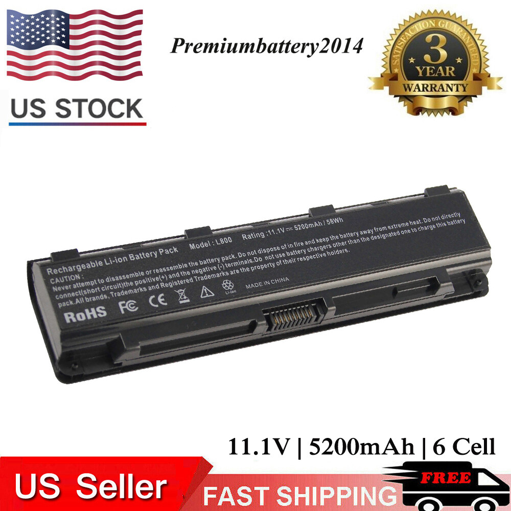 Laptop Battery For Toshiba PA5023U-1BRS PA5027U-1BRS PABAS272 PA5024U PABAS271
