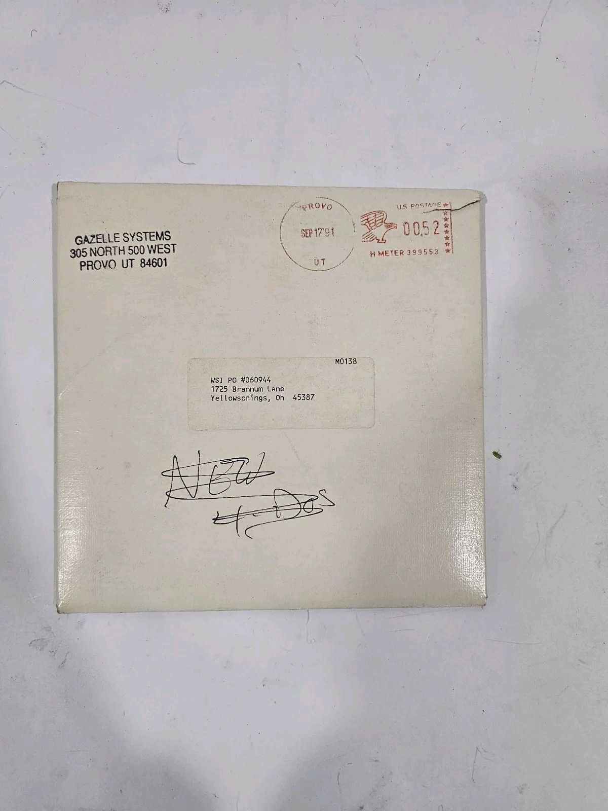 Q-DOS 3 Vintage Gazelle Systems Computer Software 5.25" Floppy Disk 1991