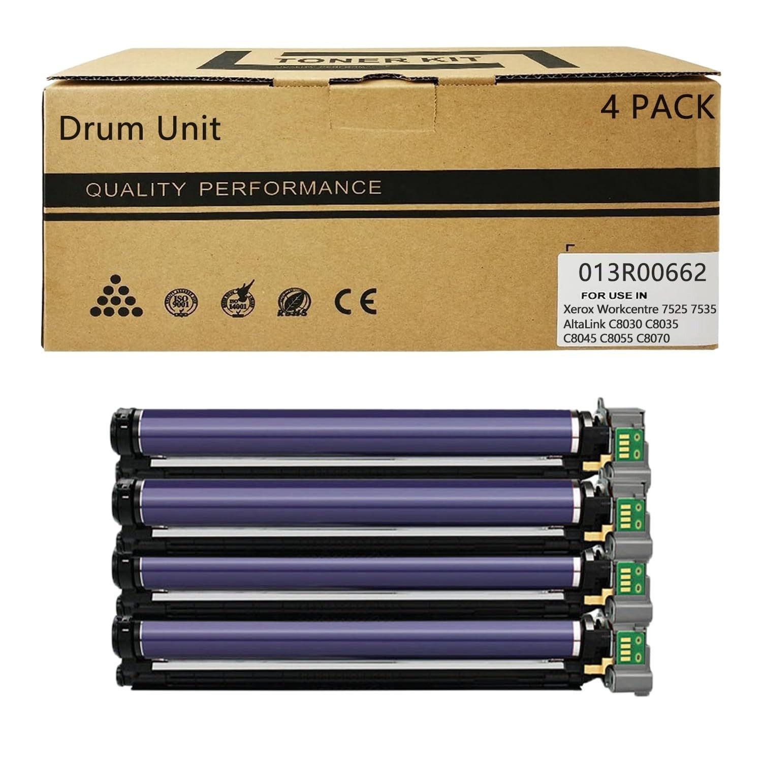 013R00662 Imaging Drum Unit Compatible for Xerox Workcentre 7525 7535 7556 78...
