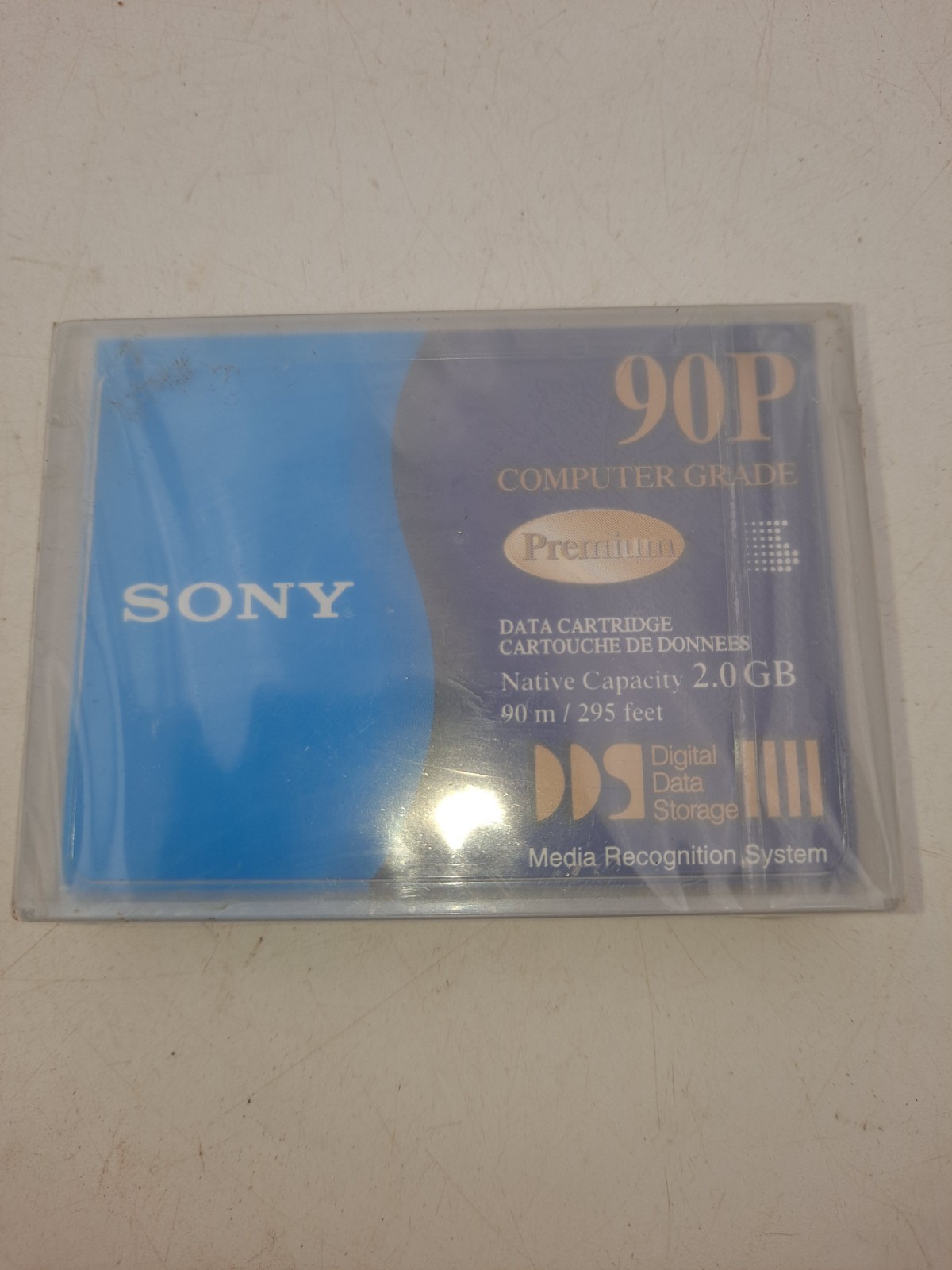 NEW Sony DG90P 90m 4mm 2GB/4GB Dat Data Tape Cartridge DAT DDS-1 Factory Sealed