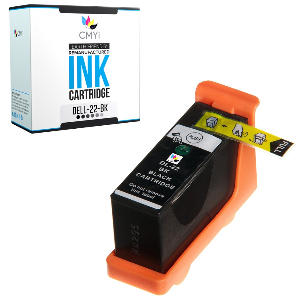 CMYi Compatible Series 22 Black Ink Cartridge fits Dell P513w V313 V313w
