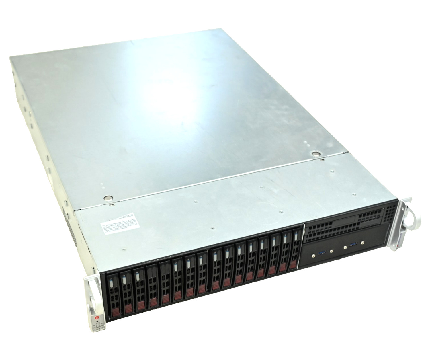 Supermicro X10SRW-F CSE-216 2U Server 24Bay SFF E5-1650v3 3.5GHz 32GB 2x740W