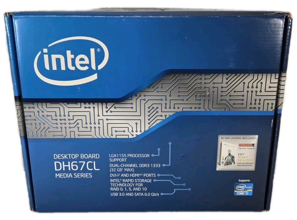 Intel Desktop Board DH67CL New in Box Sealed