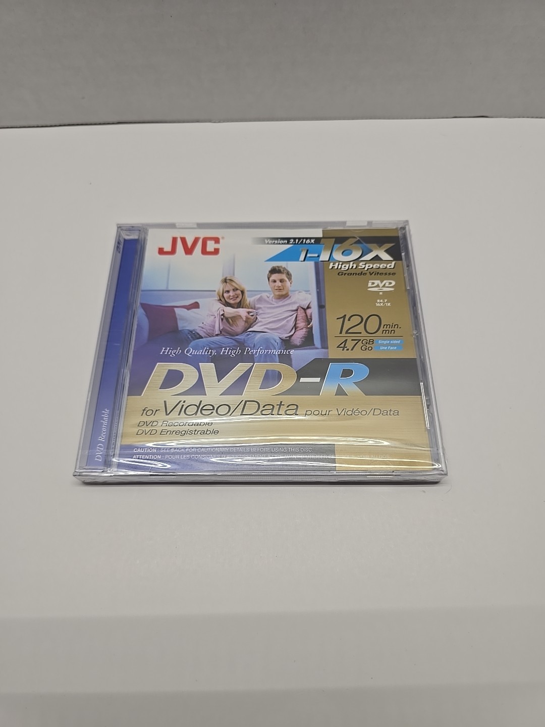 JVC DVD-R Disc 1-16x 120 min. 4.7 GB NEW