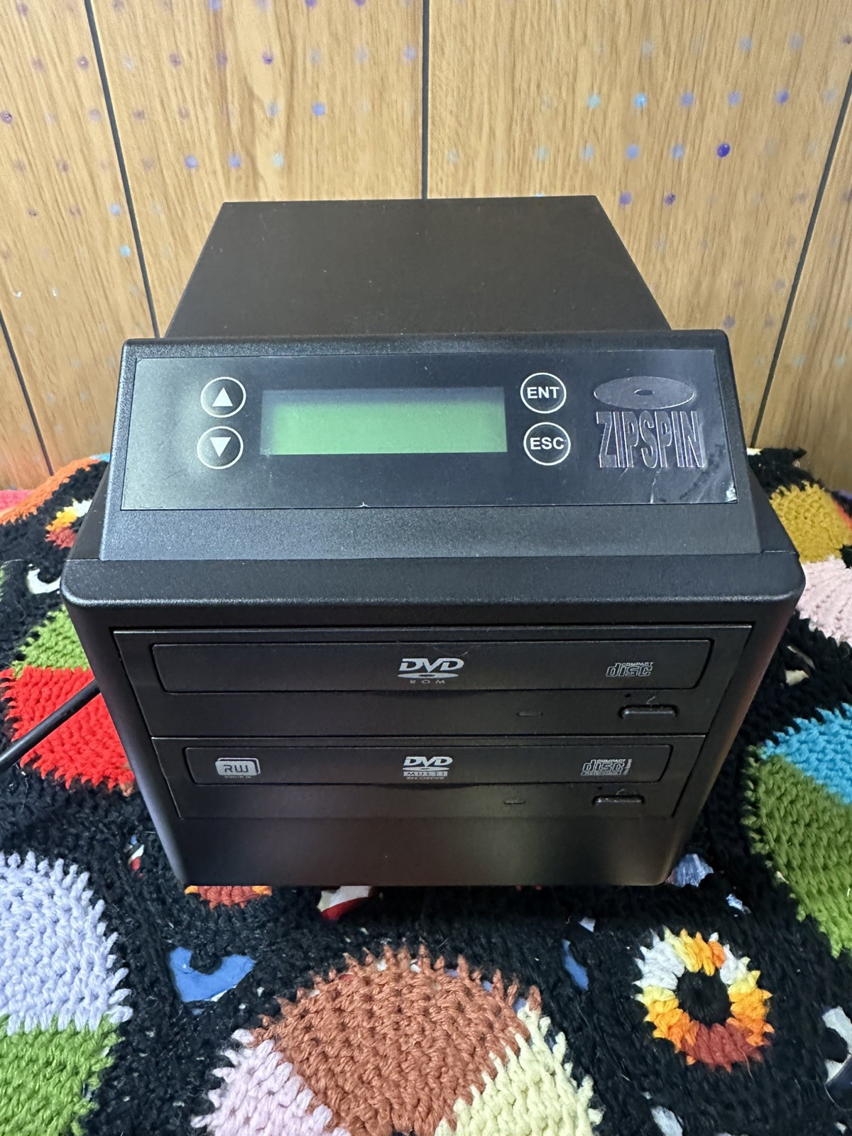 Zipspin PDE Tech D121-L ZipSpin DVD Duplicator Works But Not Fully Tested 