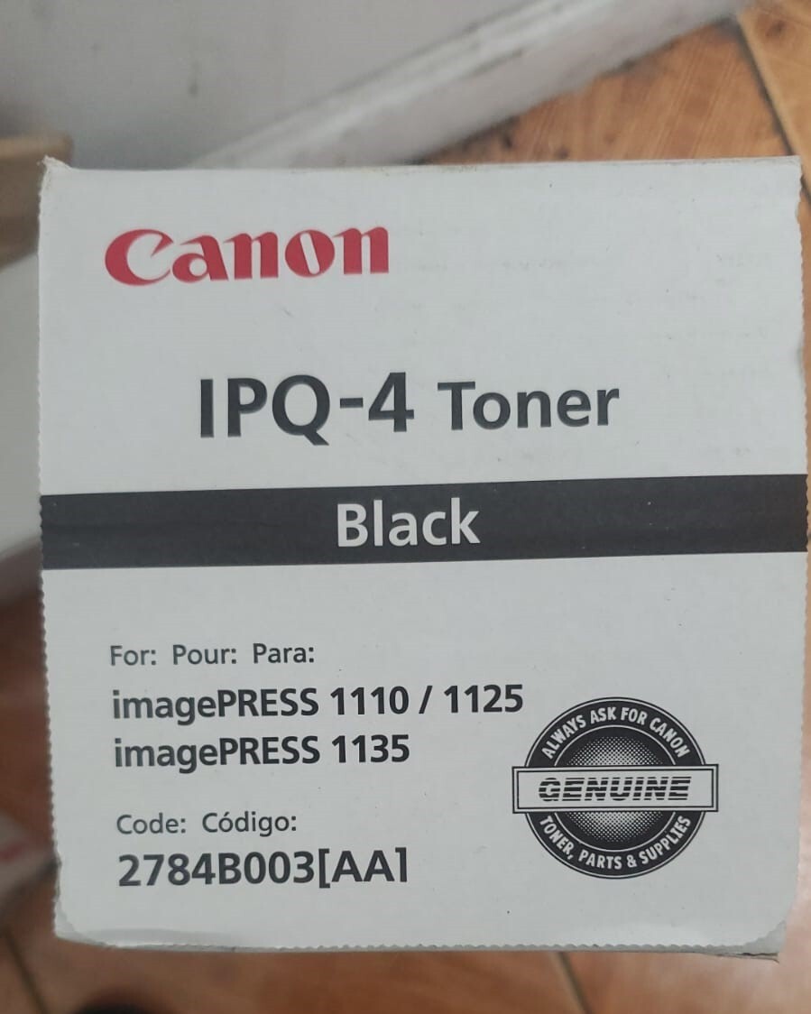 Canon IPQ-4 Black Toner Cartridge (Canon 2784B003AA Toner) ImagePress 1110