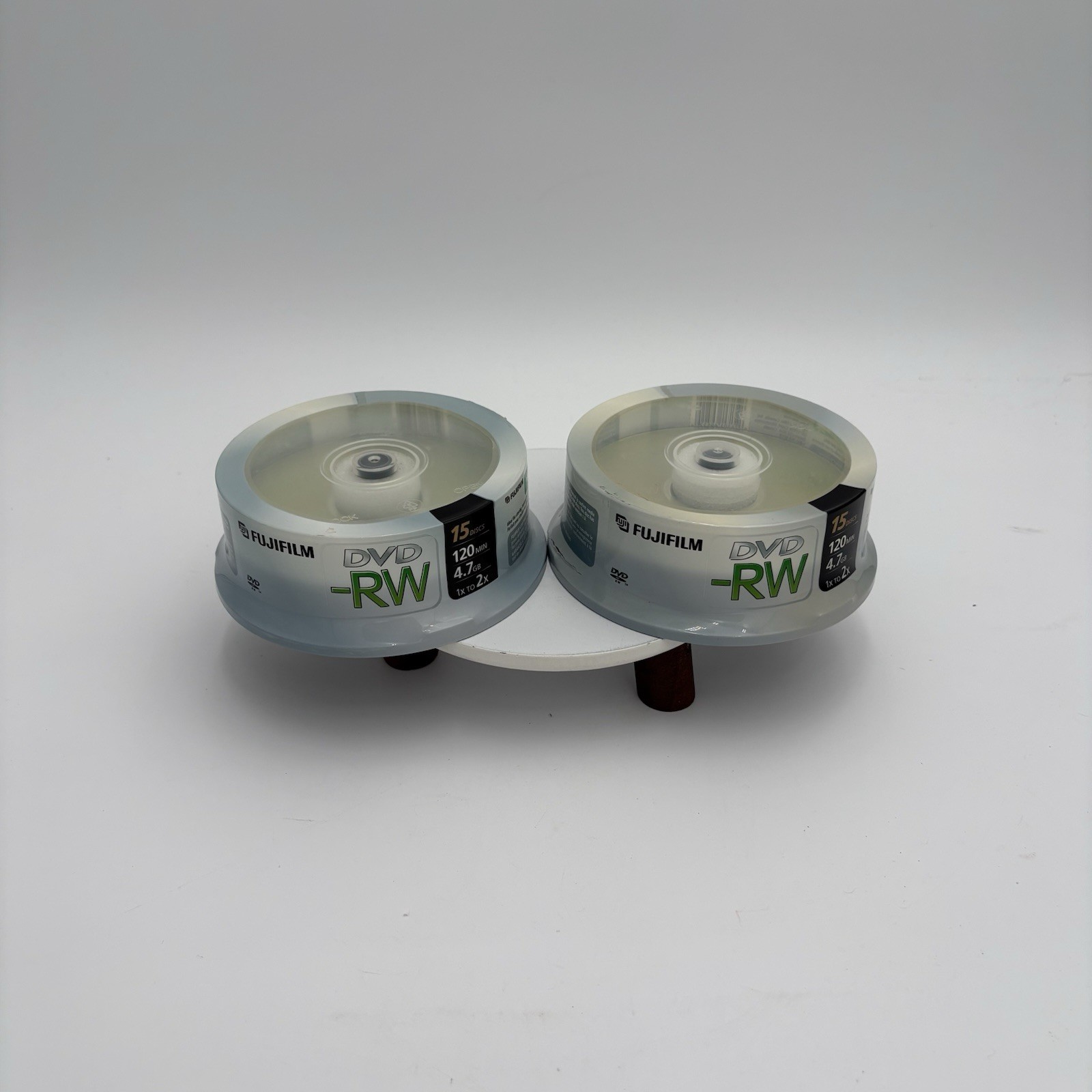 FUJIFILM DVD-RW - 1x to 2x  4.7gb 120min 15 Disc Pack  2 Pack 30 Discs Total