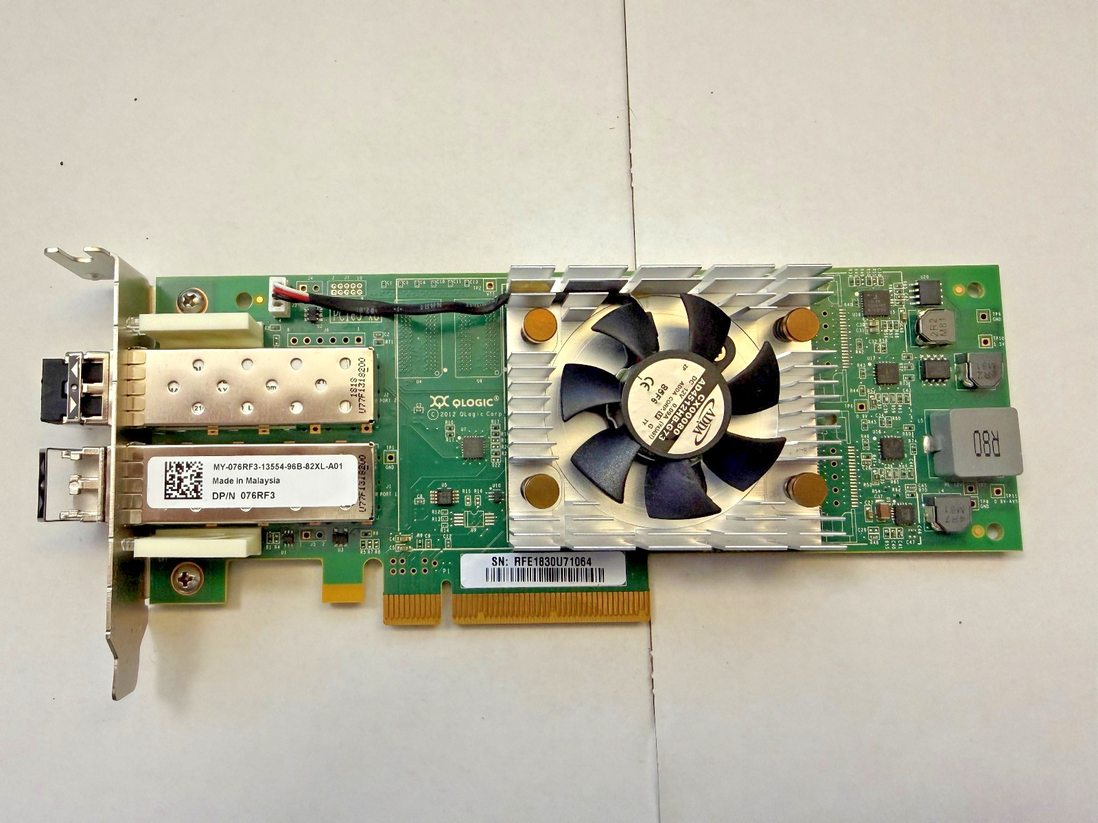 Dell QLogic QLE2662L Dual Port 16Gb HBA Half Height 2xSFPs