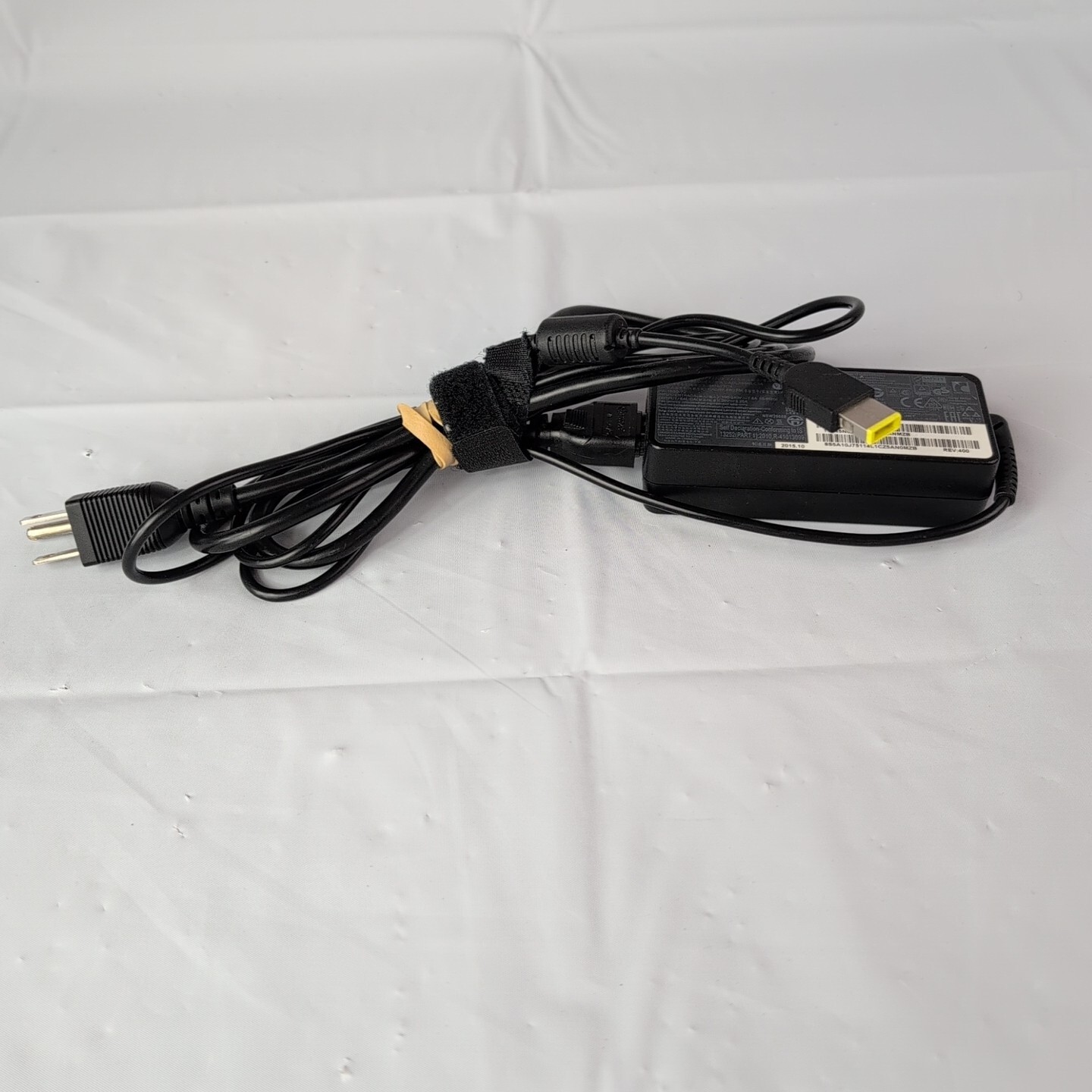 Genuine Lenovo ThinkPad 65W Charger 20V 3.25A Yellow Square Slim Tip ADLX65NLC3A