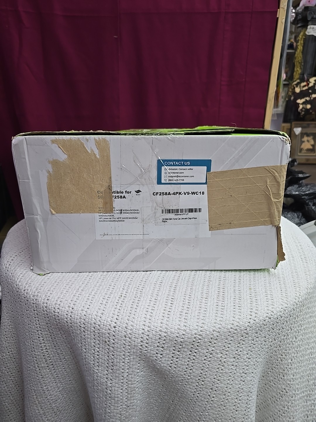 AZTECH PREMIUM TONER CARTRIDGE BLACK PK2 CF258A-4PK-V9-WC18