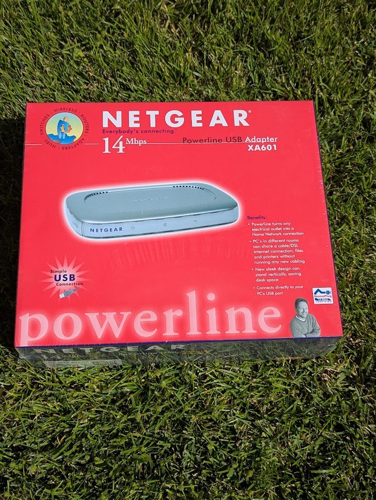 $1 (just pay shipping) - NEW Netgear XA601 Powerline  14 Mbps USB