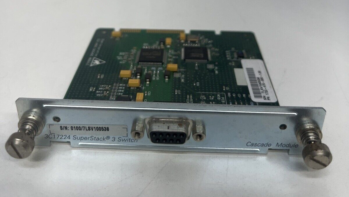 3COM 1722-470-000-1.1 3C17224 SUPERSTACK 3 SWITCH (SS3 4400) CASCADE MODULE