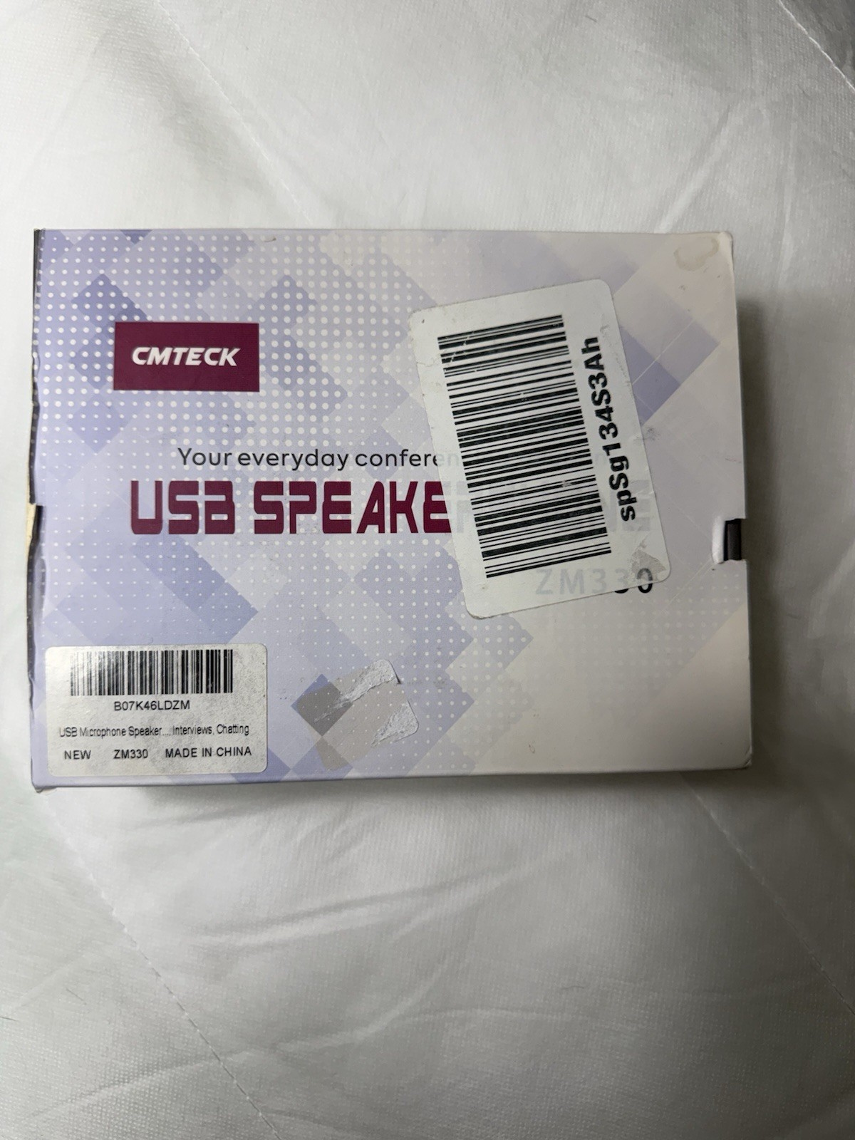 CMTECK ZM330 Speakerphone USB Microphone Speakers Omnidirectional Desktop Mic