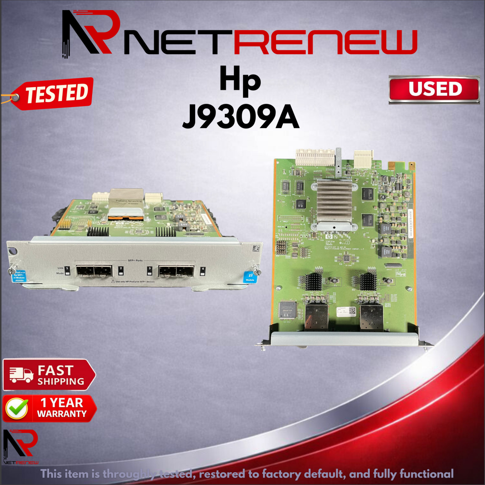 HP ProCurve J9309A Network Module 10GB 4 Port
