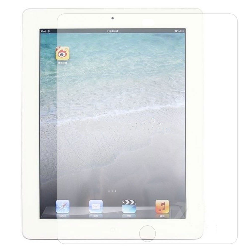 2 X screen film protector for ALL ipad 1 1st 2nd 3 3rd 4 4th gen Mini LCD Glass