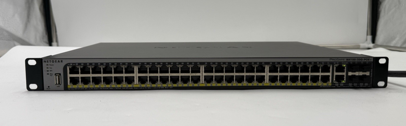 Netgear GSM7248P ProSafe 48-Port Gigabit PoE+ Switch M4100-50G-POE+