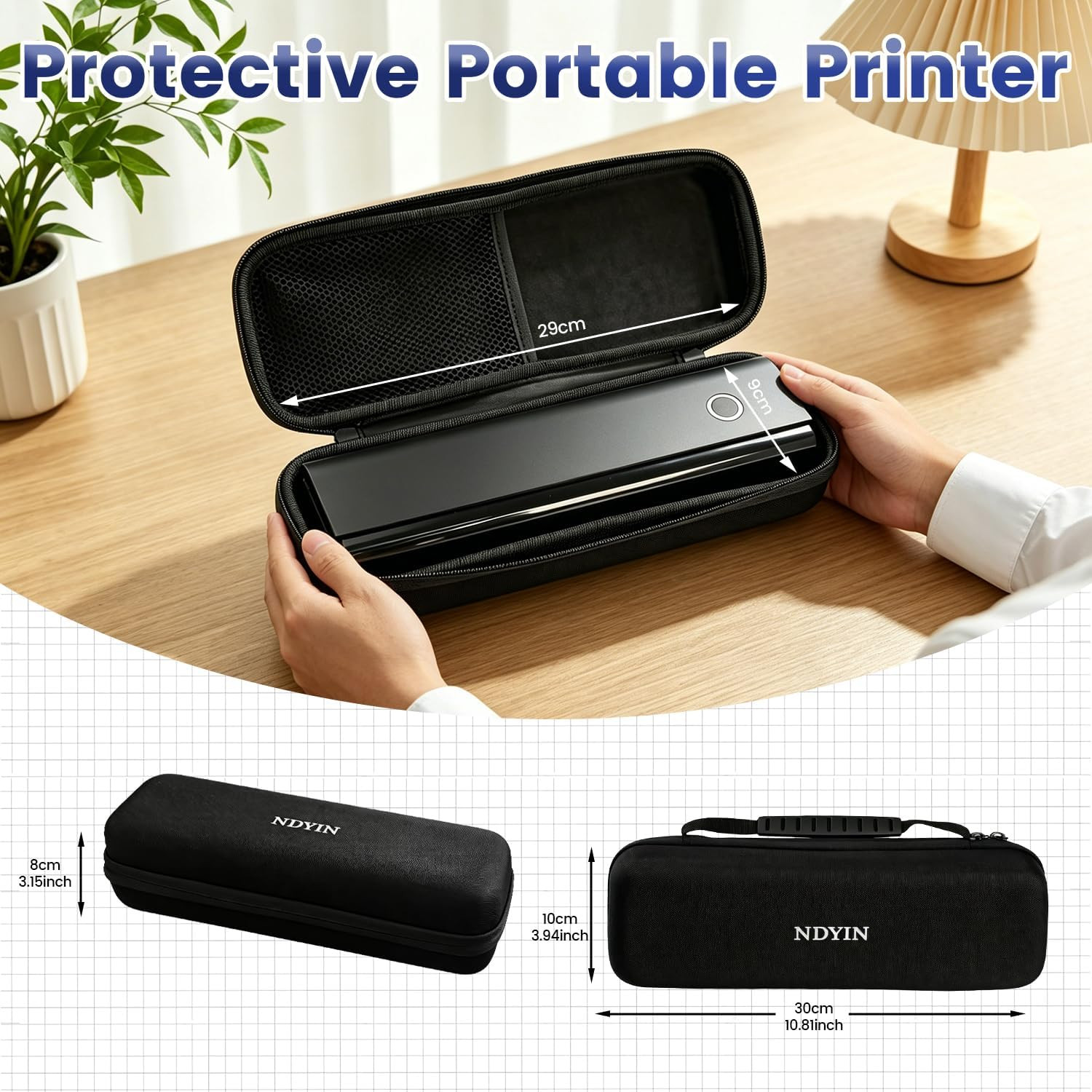 Printer Case Compatible N80 Portable Bluetooth Inkless Cover Pouch for Travel