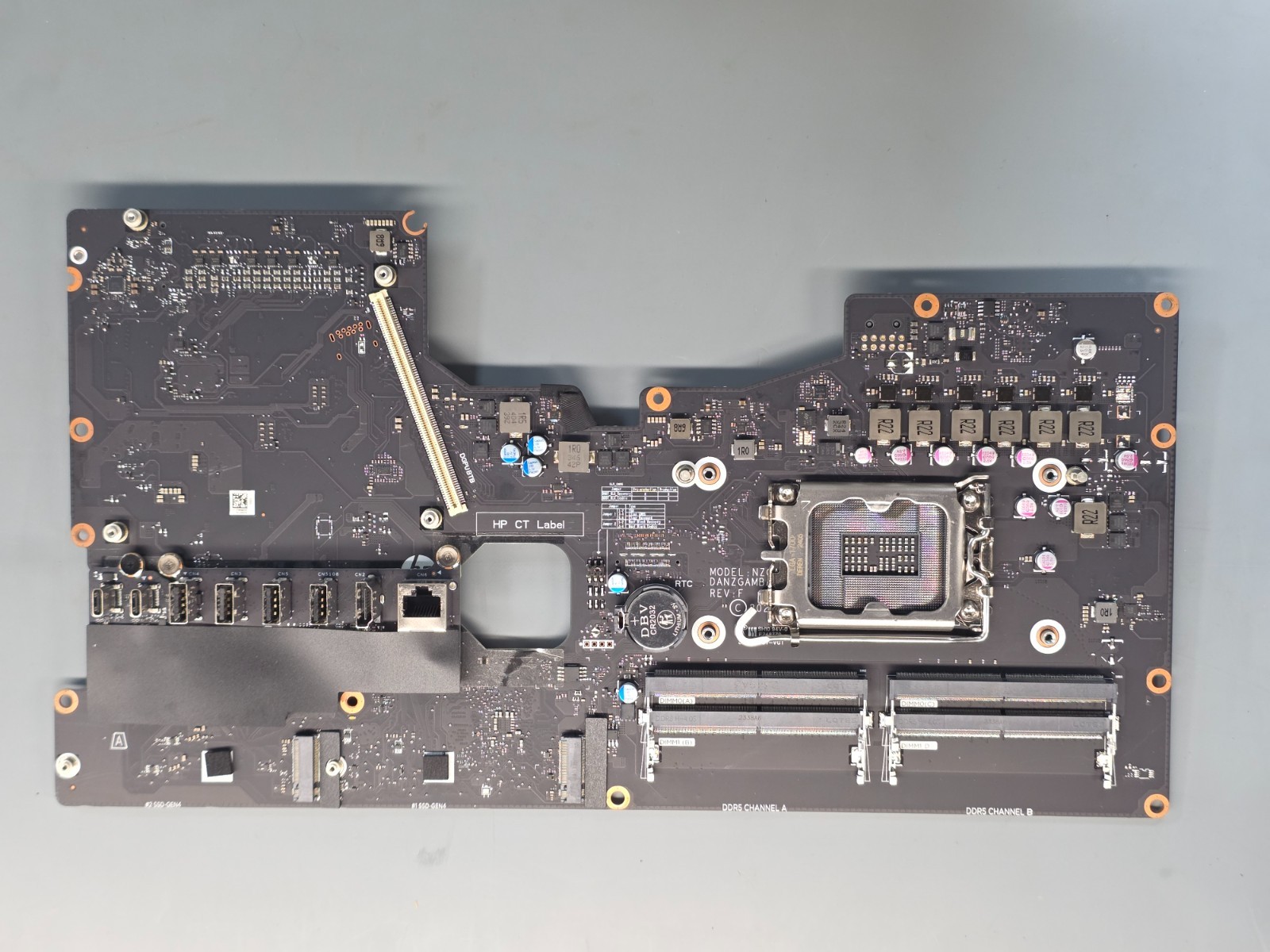 HP All-in-One Motherboard LGA1700 DDR5 DANZGAMBAF0 REV: F 2x M.2 NVMe Gen4 NZGA