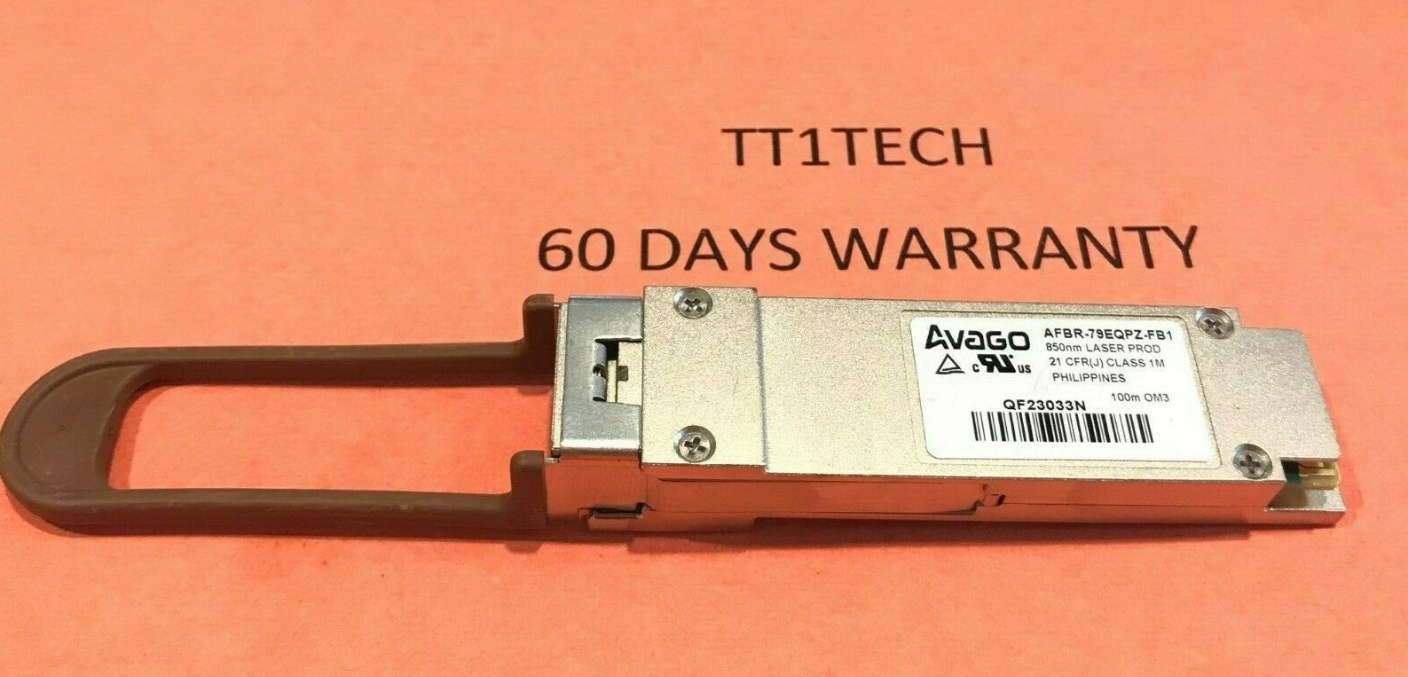 Lot of 5 Finisar QSFP-40G-SR4 FTL410QE2C 40GBASE-SR4 Gen2 QSFP+ Transceiver