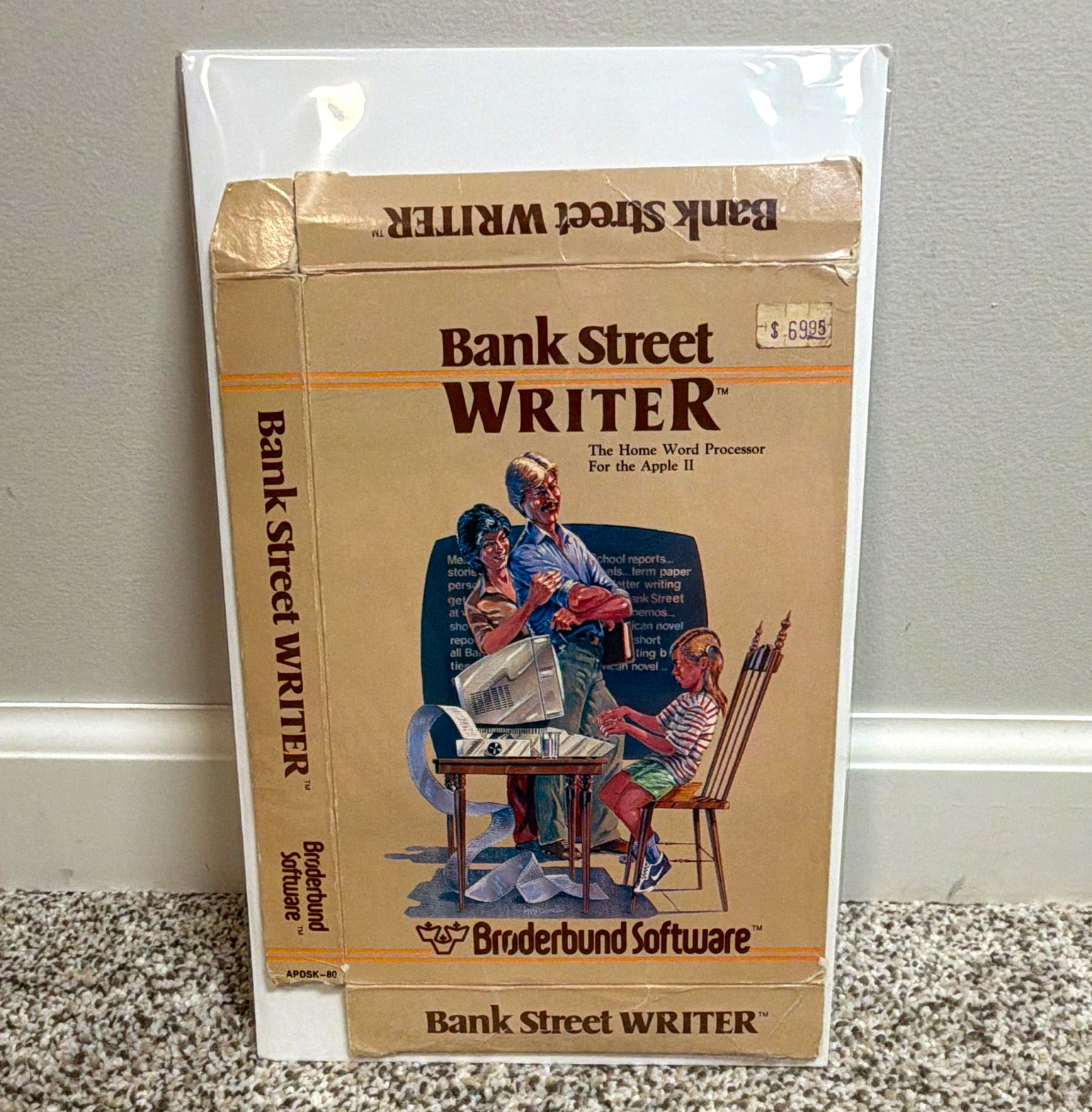 Broderbund Bank Street Writer Word Processing for Apple II Floppy Disc English