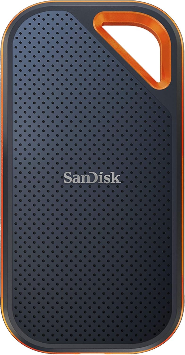 SanDisk 2TB Extreme PRO Portable SSD 2000MB/s USB-C 3.2 Gen 2x2