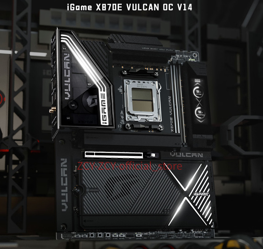 Colorful iGame X870E VULCAN OC V14 ATX Extreme‑Overclock AM5 Motherboard