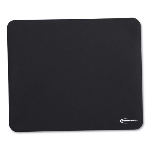 Innovera 52448 Standard Nonskid Fabric Mouse Pad 9 x 7.5 Inch Classic Black