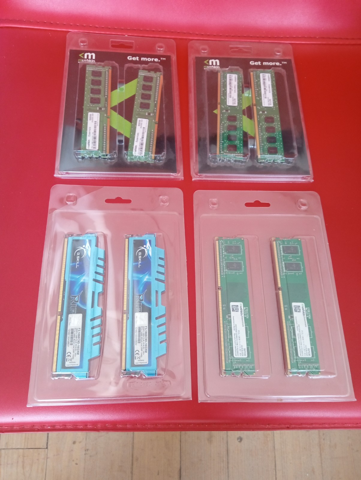 Lot of Mushkin - G. Skill - New